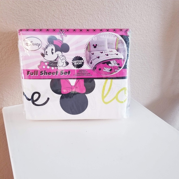 Disney Bedding S Minnie Mouse Full Sheet Set Poshmark